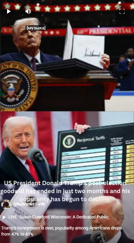 Trump's honeymoon is over, popularity among Americans drops from 47% to 43% 4 Trump imposes heavy tariffs on poor countries, imposes 29% tariff on Pakistan