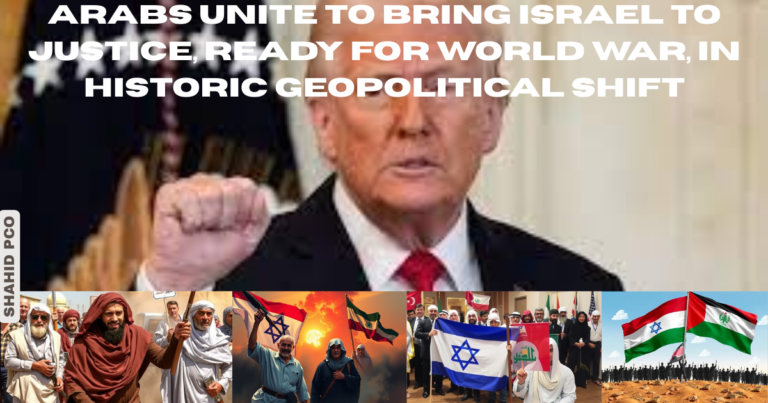Arabs Unite to Bring Israel to Justice, Ready for World War, in Historic Geopolitical Shift