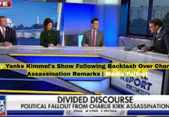 Disney Yanks Kimmel's Show Following Backlash Over Charlie Kirk Assassination Remarks | Media Fallout